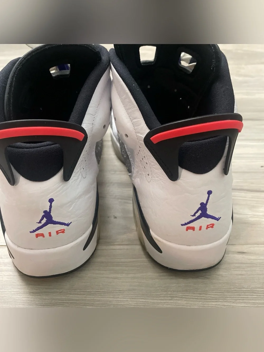 Jordan Air Jordan 6 Retro Flint Mens Size 12 Leather High Top Sneakers With box